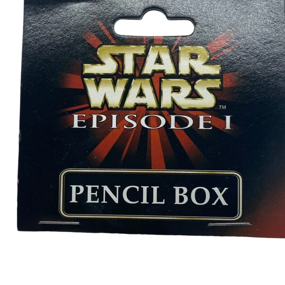 Star Wars Episode I Metal Pencil Box‎ Impact Inc. Featuring Anakin Jar Jar NEW